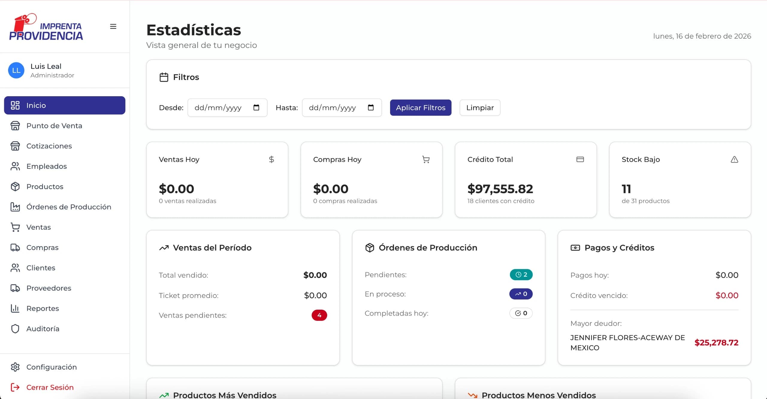 Sistemas Personalizados